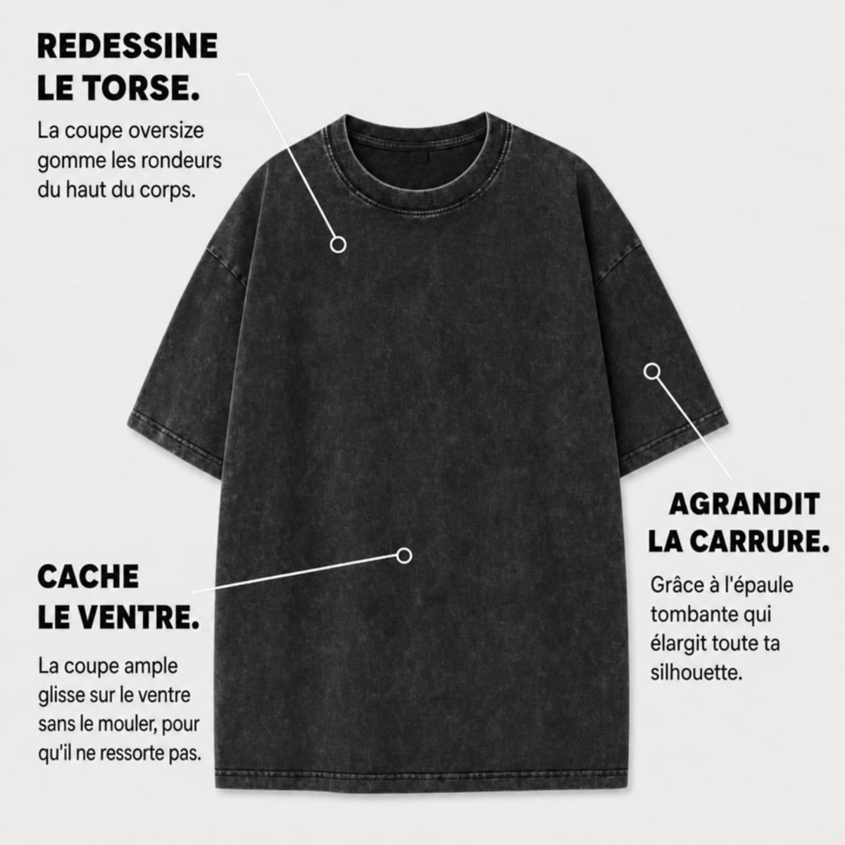 Le T-shirt Oversize Originel